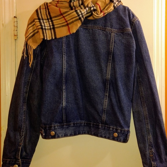 Vintage  cropped slim fit jean jacket - Picture 4 of 4